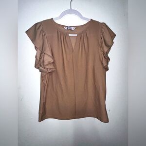 So Good For Life Top Taupe Size Small